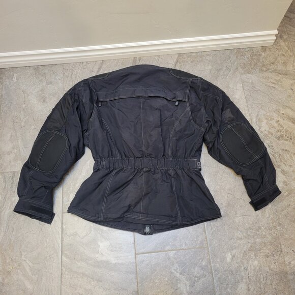 FirstGear Kilimanjaro Hypertex Mens Size XL Black Motorcycle Biker Padded Jacket - Picture 2 of 13